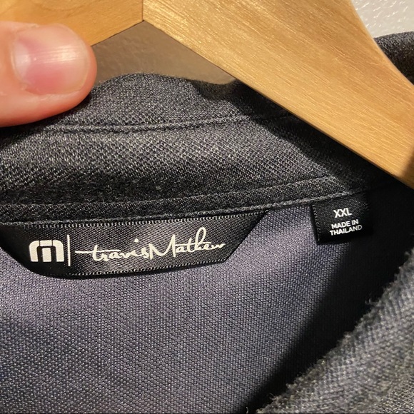 Travis Mathew Gray Short Sleeve Golf Polo Shirt Men’s L (Tag XXL) - Picture 7 of 9